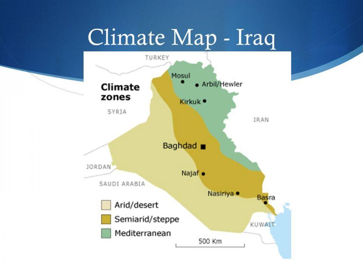 Harta e klimës Irak