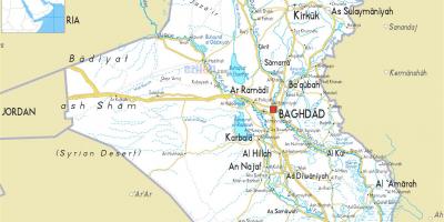 Harta e lumit Irak
