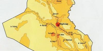 Harta e popullsisë Irak